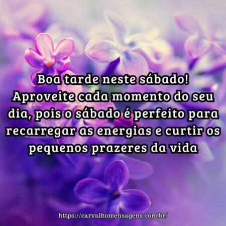 Boa tarde neste sábado! Aproveite cada momento do seu dia, pois o sábado é perfeito para recarregar as energias e curtir os pequenos prazeres da vida. Boa tarde neste sábado! Aproveite cada momento do seu dia, pois o sábado é perfeito para recarregar as energias e curtir os pequenos prazeres da vida.
