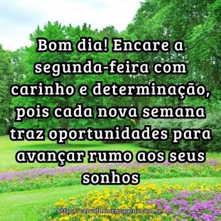 Bom dia! Encare a segunda-feira com carinho e determinação, pois cada nova semana traz oportunidades para avançar rumo aos seus sonhos. Bom dia! Encare a segunda-feira com carinho e determinação, pois cada nova semana traz oportunidades para avançar rumo aos seus sonhos.