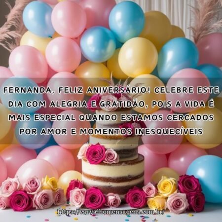 Fernanda, feliz aniversário! Celebre este dia com alegria e gratidão, pois a vida é mais especial quando estamos cercados por amor e momentos inesquecíveis. Fernanda, feliz aniversário! Celebre este dia com alegria e gratidão, pois a vida é mais especial quando estamos cercados por amor e momentos inesquecíveis.