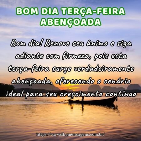 Bom dia! Renove seu ânimo e siga adiante com firmeza, pois esta terça-feira surge verdadeiramente abençoada, oferecendo o cenário ideal para seu crescimento contínuo. Bom dia! Renove seu ânimo e siga adiante com firmeza, pois esta terça-feira surge verdadeiramente abençoada, oferecendo o cenário ideal para seu crescimento contínuo.