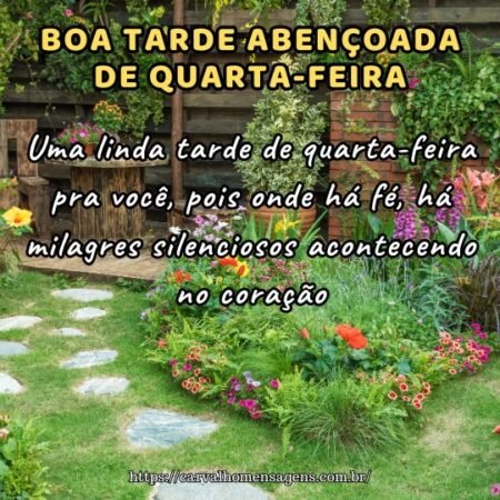 Uma linda tarde de quarta-feira pra você, pois onde há fé, há milagres silenciosos acontecendo no coração. Uma linda tarde de quarta-feira pra você, pois onde há fé, há milagres silenciosos acontecendo no coração.